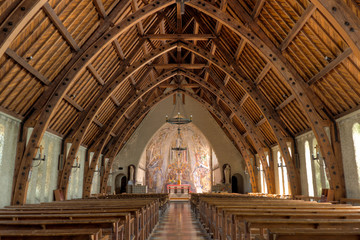 Charpente pour une église