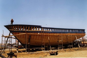 charpente d'un bateau