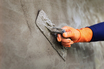 construction de murs en béton