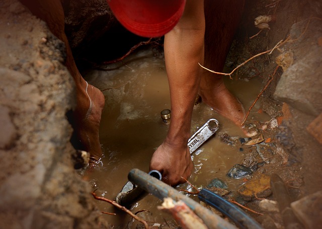 canalisation bouchée