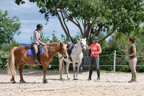 carrière de moniteur d'équitation