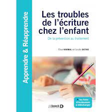 troubles de l'écriture